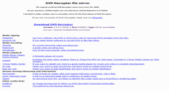 Desktop Screenshot of dvddecrypter.org.uk