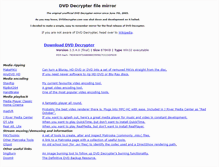 Tablet Screenshot of dvddecrypter.org.uk
